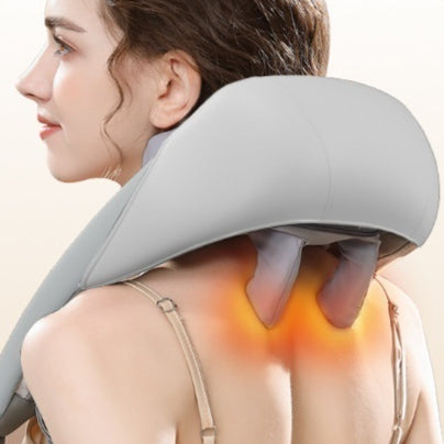 New Neck Massager Shoulder With Heat For Pain Relief Deep Tissue Electric Kneading Massager Health Supplies